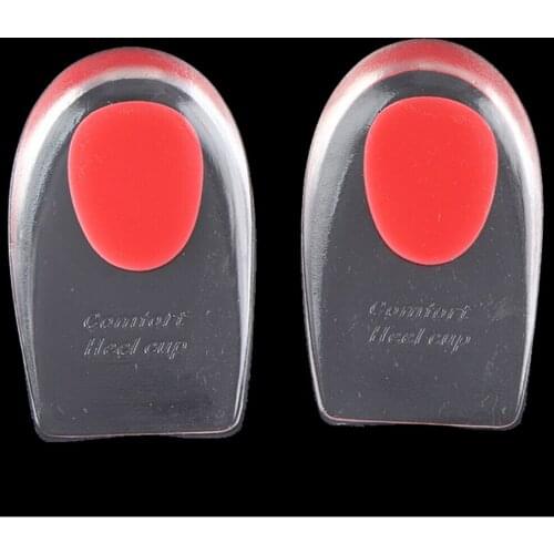 100pair Silicone Gel insoles Massaging Heel Cushion Foot Care pads for shoes pain relief Heel Cup