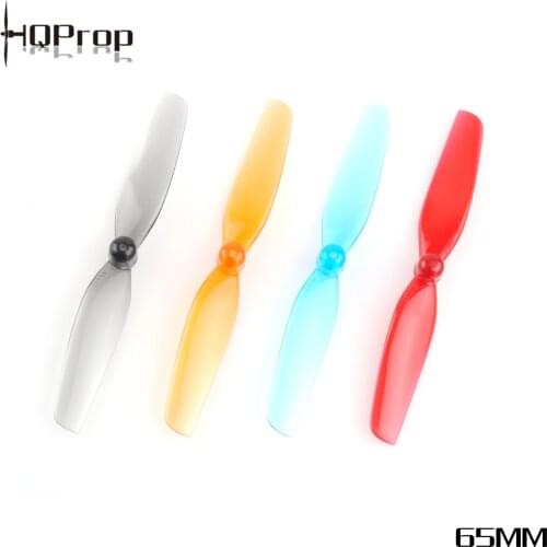 HQPROP 65mm 2-Blade PC Propeller 1.5mm for RC FPV Racing Freestyle 2.5inch Toothpick Cinewhoop Ducted Drones DIY Parts