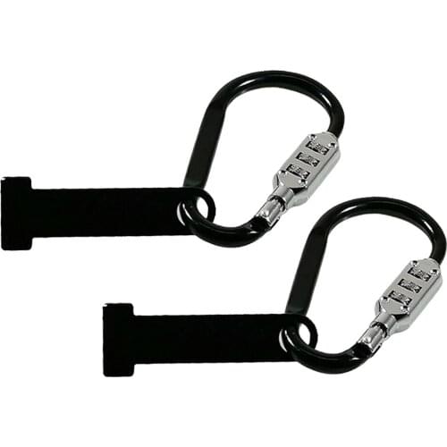 2pcs Metal Anti-theft Lock Combination Code Lock With T-Bar