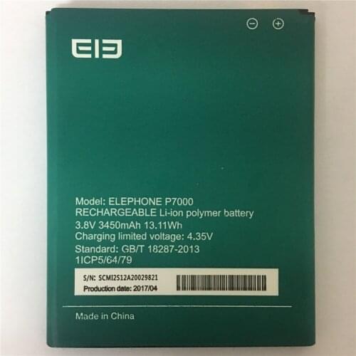 Brand New High Quality Battery ELEPHONE P7000 3.8v 3450mAh For elephone P 7000 Rechargeable Mobile Phone Batteries