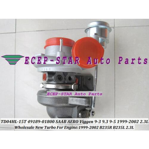 Free Ship TD04HL-15T 49189-01800 49189-01820 55559825 Turbo For SAAB AERO Viggen Upgrade 9-3 9.3 9.5 B235R B235L B205R 2.3L