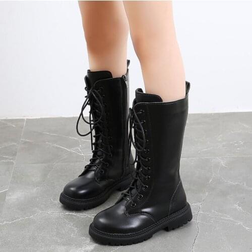 Toddler Girl Boots 2021 New Children Chelsea Boots Casual Autumn Winter Leather School Boy Shoes Girls Snow Kids Motorcycle Boot