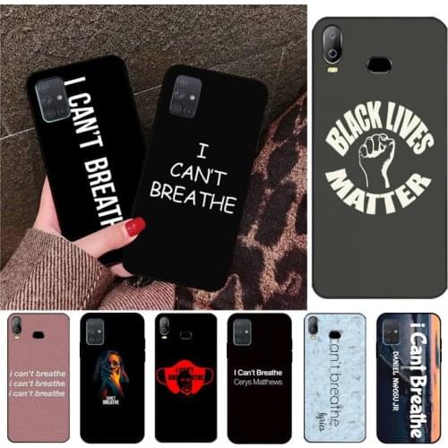 I Can't Breathe Custom Photo Soft Phone Case For Samsung A10 A20 A30 A40 A50 A70 A80 A71 A91 A51 A6 A8 2018