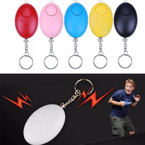Etmakit 120dB Safe Sound Alarm Self-defense Keychain Emergency Attack Anti-rape Keyring Emergency Alarm For Child Elder