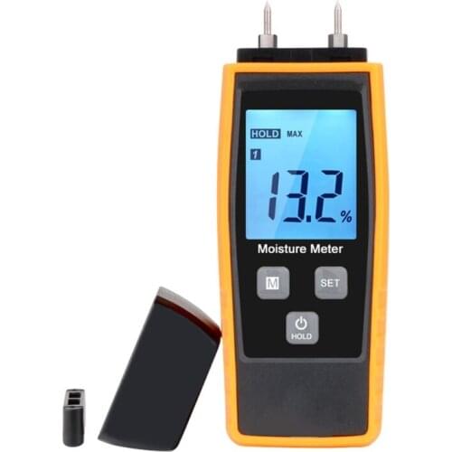 Y51B Wood Moisture Meter Digital Moisture Detector Moisture Tester Pin-Type Water Leak Detector Wood Building Material