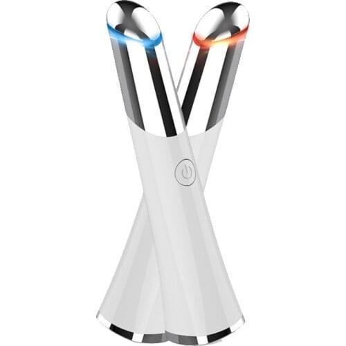 Massager For Face Care Anti Wrinkle USB Recharge Led Light Eyes Warm Feeling Vibration Face Massager Electric Eyes Beauty Device