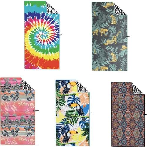 Fashion Ultralight Breathable Beach Towel Microfiber Super Absorbent Portable Quick-dry Travel Blanket For Beach, Swimming