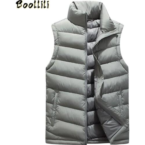 Men Winter Thicken Cotton Vest Stand Collar Windproof Sleeveless Jacket Casual Plus Size L-5XL 5 Color Granular Velvet Waistcoat