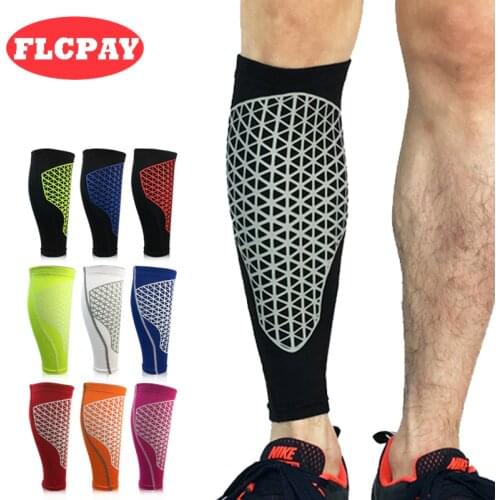 New 1 Pair Basketball Football Shin Guard Compression Running Futbol Soccer Leg Protector Leg Warmer Cycling Sports Safety