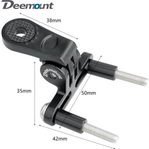 New Bicycle Headlight Mount Adaptor For Stem Mount Cycling Front Light LED Lamp Holder Bracket Camera Type Connector