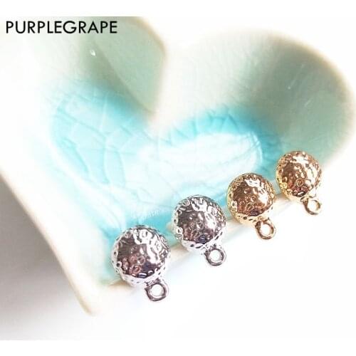 PURPLEGRAPE DIY Hand-made Earrings Basic Accessories Material Mechanism Texture Ear Pin Female Models 8 Pieces