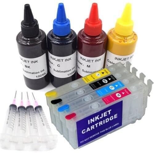 T405XL sublimation and ink Cartridge with disposable Chip For Epson WF-7820 WF-7840 WF-3820 WF-4820 wf-7848 wf-4830 wf-4834