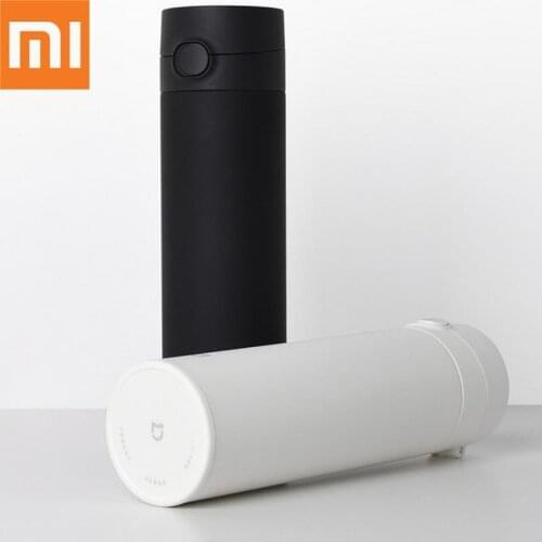 Xiaomi Mijia Thermos Cup 2 Stainless Steel Vacuum 480ml Capacity Travel Portable Water Cup Insulation Lock Cold Elastic Switch