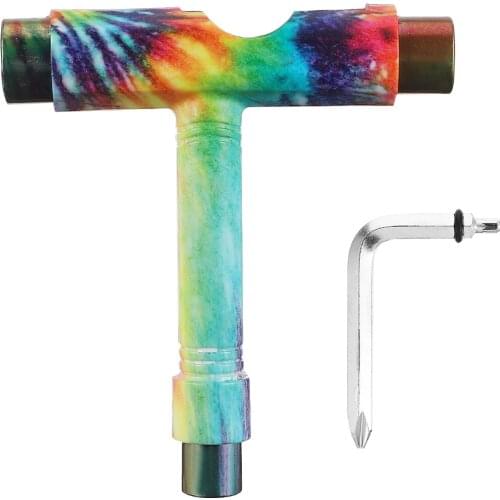 All-In-One Skate Tools Multi-Function Portable Skateboard T Tool Accessory