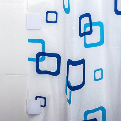 2Pcs/set Shower Curtain Clips Anti Splash Spill Stop Water Leaking Clips Plastic Shower Curtain Clips Home Bathroom Accessories