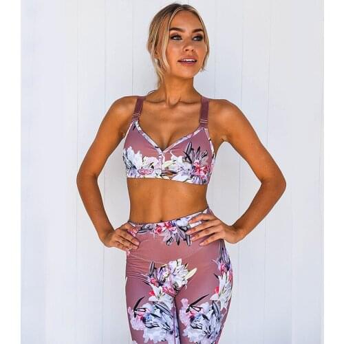 Women Running Set Sport Yoga Leggings Shirts Shorts Vest Bra Top Breathable Clothes Fitness Jogging Suit Two-piece Separate
