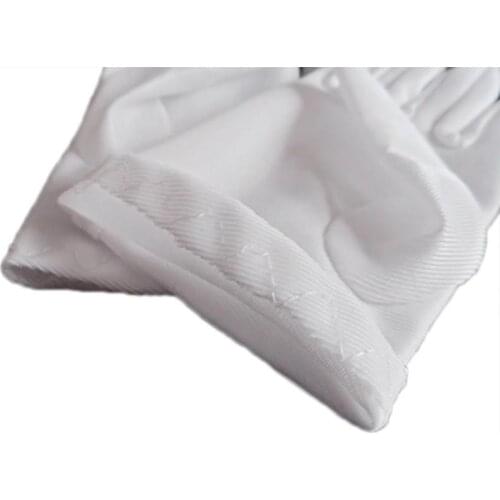 1 Pair Childrens Dance Gloves White Elastic Festival Performance Short Gloves Girls/Boys Kindergarten Tight Gloves V2E4