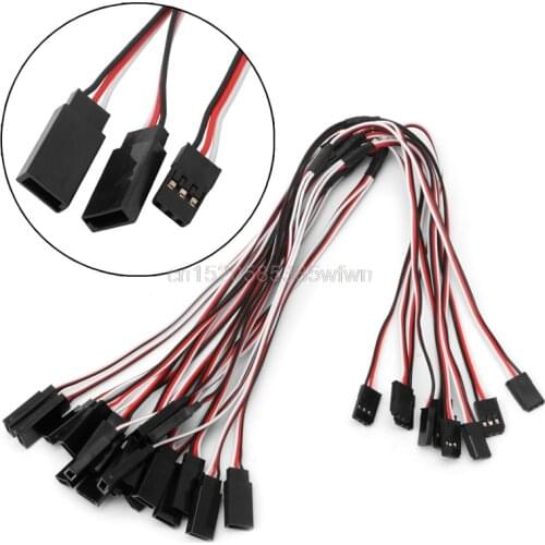 10Pcs 150mm Y Style RC Extension Servo Wire Lead Cord Cable For JR Futaba 15cm #HC6U# Drop shipping