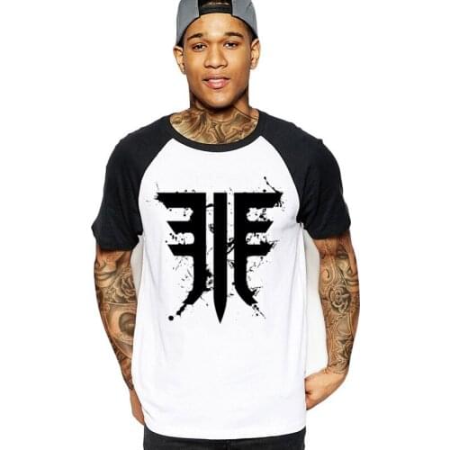 2020 fashion Destiny 2 Forsaken Emblem Black Splats Men game T-Shirt hot geek white black cotton camisetas male t-shirts tshirts