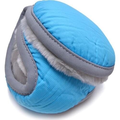 Fashion New Unisex Women Men collapsible Earmuff Winter Ear Muff Wrap Band Warmer Grip Earmuffs With Reflective Stripe