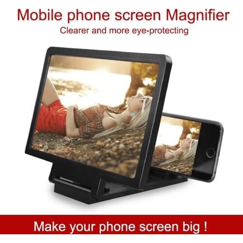 3D Screen Amplifier Mobile Phone Screen Video Magnifier For Cell Phone Smartphone Enlarged Screen Phone Stand Bracket