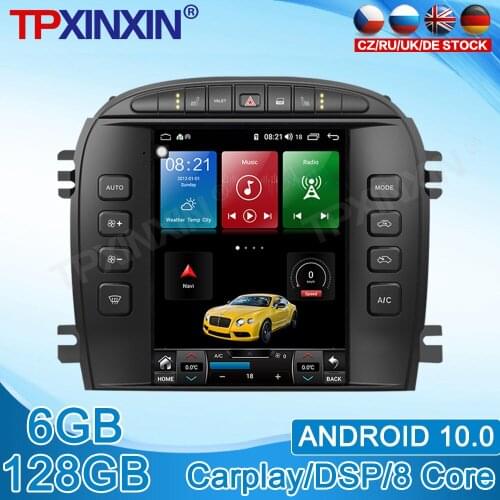 Android 10.0 For Jaguar S-type 2004 2005 Stereo IPS Touch Screen DSP Navigation 6GB + 128GB Car Multimedia Radio Player Carplay