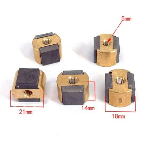 Wire Cut Parts Tungsten Carbide Conductive Block L21*W14*H18mm for CNC Wire Cutting EDM Machine