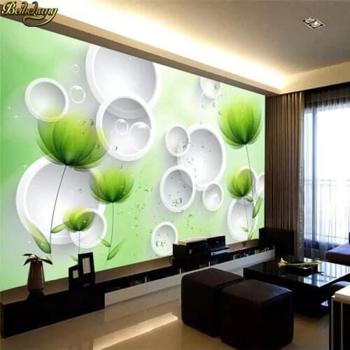 Beibehang Custom photo wallpaper mural green fantasy flower background wall papers home decor papel de parede infantil
