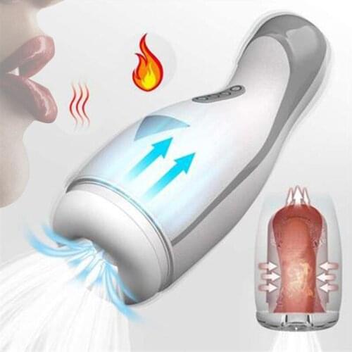 Male Automatic Sucking Heating Vagina Masturbation Cup Blowjob Machine Masturbator Adult Toys Sex Toys For Men Toys For Adults