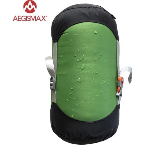 AEGISMAX Waterproof Compression Stuff Sack Sleeping Bag Compression Stuff Sack Pack Storage Bag 5 Size