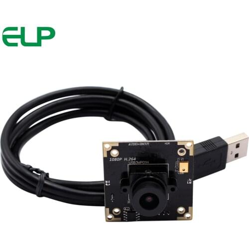 ELP 3 megapixel H.264 Wide Dynamic Range camera module usb AR0331 Full HD Webcam with 2.1mm lens