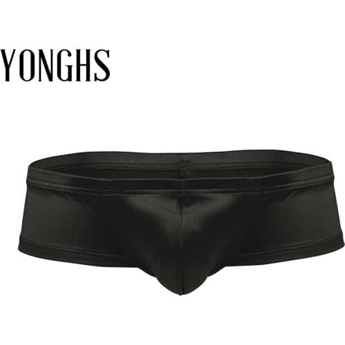 Mens Erotic Lingerie Underwear Wetlook Bulge Pouch Jockstraps Low Rise Boxer Bikini Briefs Shorts Sexy Gay Underwear Underpants