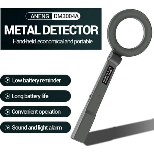 DM3004A Metal Detector Handheld Portable 180° Folding Metal Detector High Sensitivity Multifunctional Metal Detecting Device