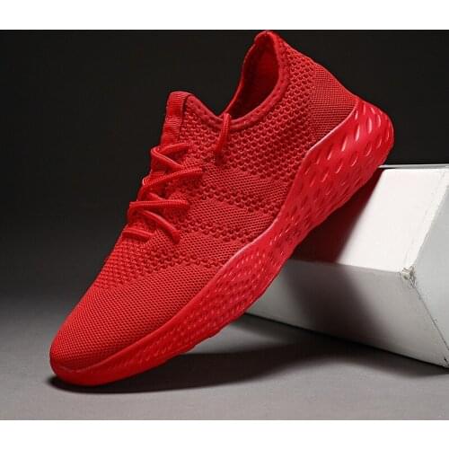 Casual Comfort Men Running Breathable Sports Shoes Lightweight Jogging Sneakers Wear-resistant Outdoor Walking Runners Fitness