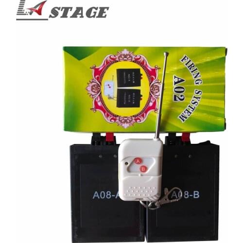 Pyro 2 cues 2 position one remote controller 20 receivers fireworks firing system