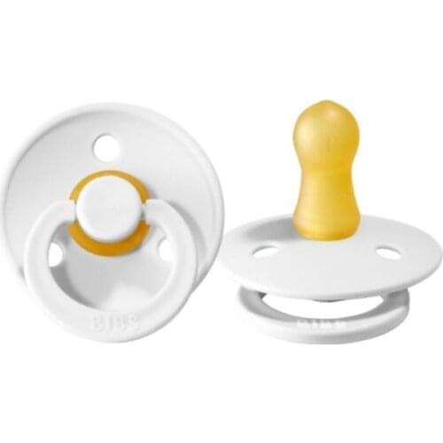 Bıbs Colour Pacifier-White 0-6 Month Baby Girl Boy Nutrition Newborn