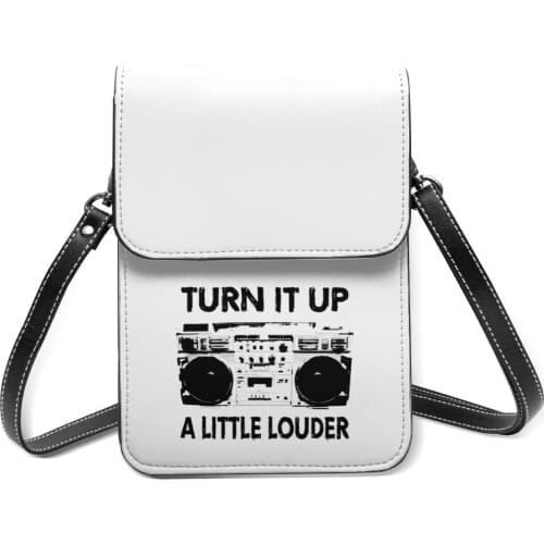 Hip Hop Shoulder Bag Shopping Student Mobile Phone Bag Gift Stylish Leather Bags