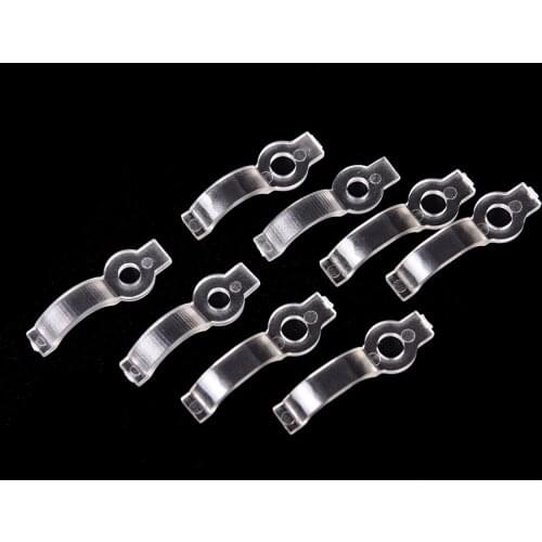 LED Strip 10pcs/lot Light Bracket Clamp Silicone Clip for Fixing 8mm Waterproof IP65 3528 3014 5050 RGB LED Tape