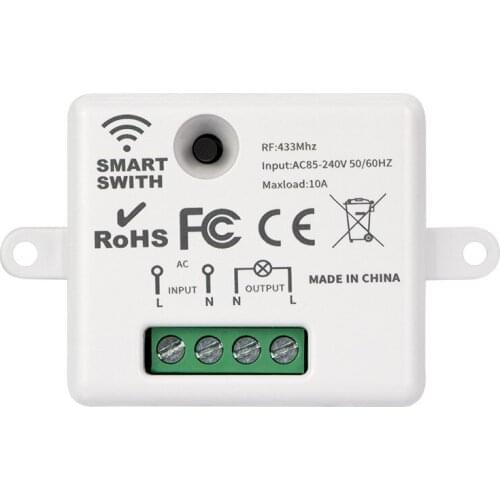 Wifi Mini Intelligent on/off Device TUYA Single Firewire Mobile Phone Remote Controller RF Wireless Remote Control Switch