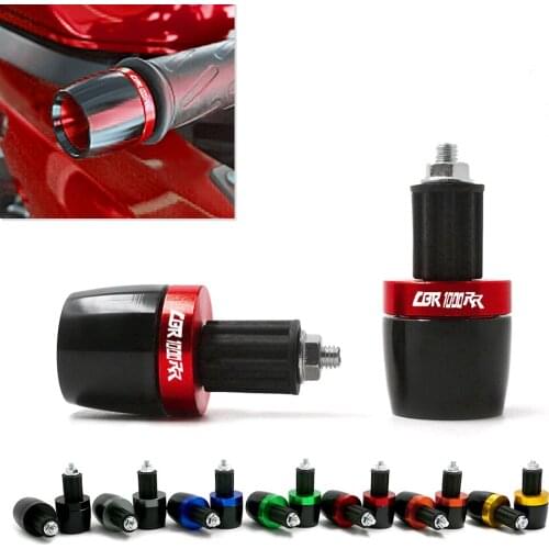 Universal Motorcycle 7/8" Handle Bar Handle Grips Counterweight Cap Ends Plug Slider For Honda CBR1000RR CBR 1000 RR CBR 100RR