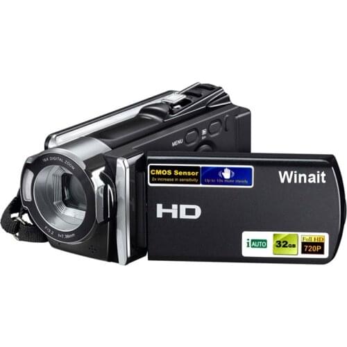 Winait 24MP Digital Video Camera with 2.7'' TFT Display and 16x Digital Zoom FULL HD 1080p Camcorder