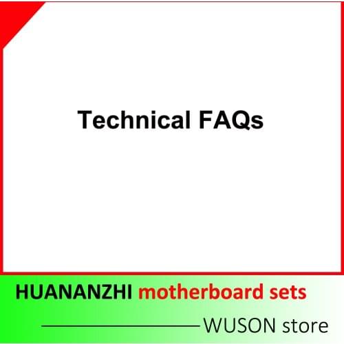 WUSON store technical support&after-sale rule-PSU incompatible; No image output on monitor; Memory/Processor contact