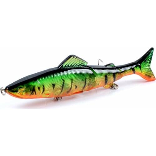 1pcs 3 Sections 13cm 18g Popular Top Water Minnow Fishing Lures Swimbait Artificial Hard Bait Crankbaits Fishing Accessories