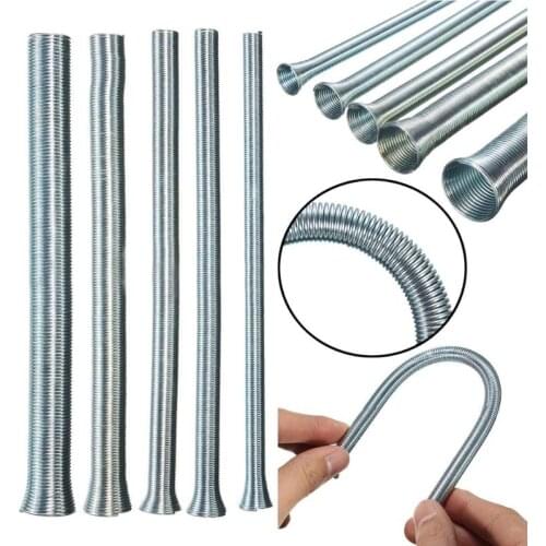 5pcs Manual PVC Wire Spring Pipe Bender Curve Springs Tube Bending Device Hydropower Tools