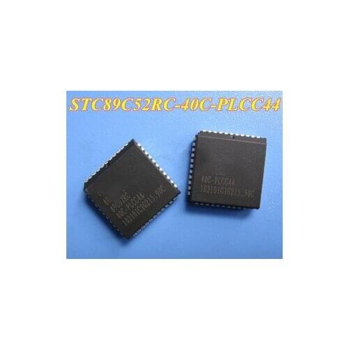 Free Shipping! 10pcs/lot STC89C52RC-40C-PLCC44 STC89C52RC-40C