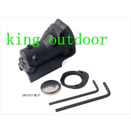 Bluecamp Tactical 5mw Red Laser sight Scope red dot for Glock 19 23 22 17 21 37 31 20 34 35 37 38 Pistol Rifle Airsoft Hunting