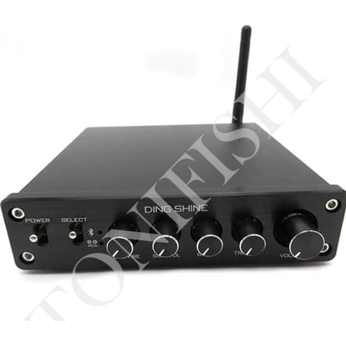 TPA3116 2.1 digital power amplifier, HIFI Bluetooth 5.0 power amplifier, left and right channels 50w+50w, subwoofer 100W