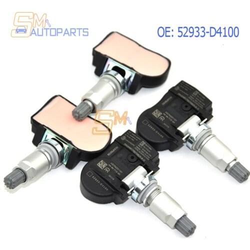 52933-D4100 433MHZ TPMS SENSOR Tire Pressure Sensor For Hyundai Kia NIRO Optima Sportage 2019 52933D4100