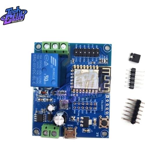 DC5V-80V ESP8266 Wireless WIFI Relay Controller Module Single-channel Relay Module ESP 12F Development Board for IOT Smart Home