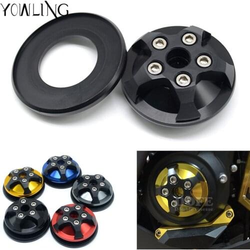Motorcycle Parts CNC Aluminum engine protective protect plug cover engine plug For yamaha YZF-R3 YZFR3 YZF R3 2015 2016 15 16
